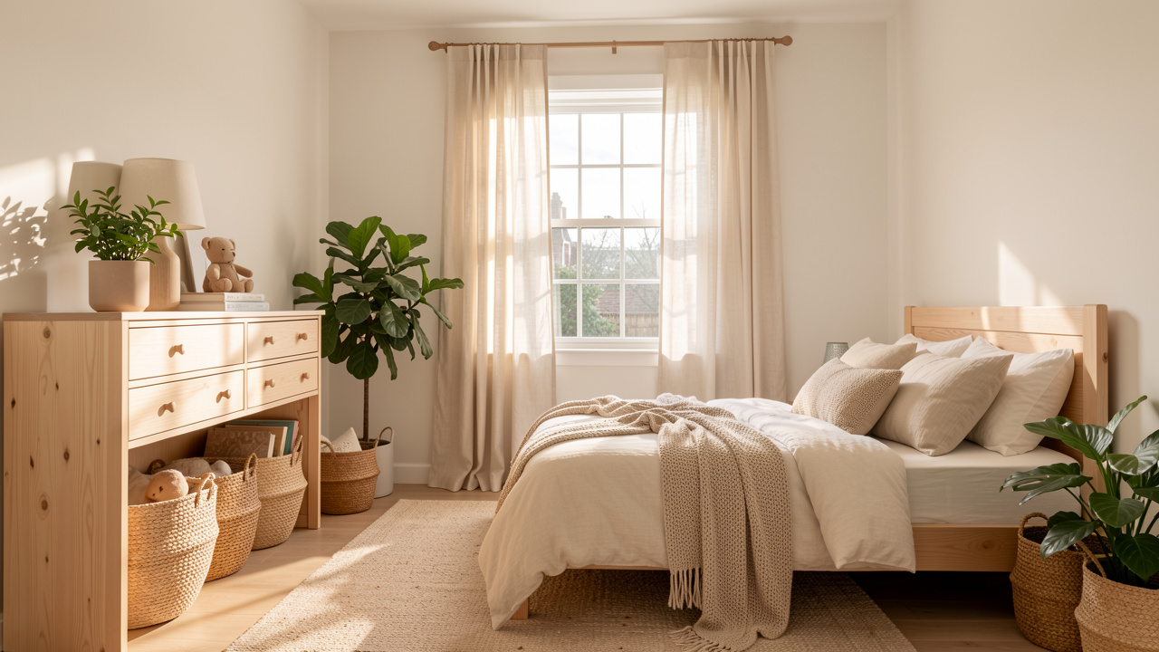 Chambre d’enfant écoresponsable : aménager sain, durable et confortable